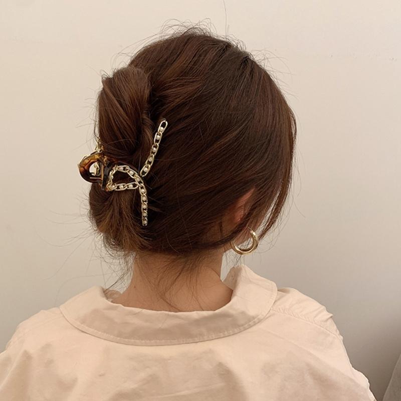 バンスクリップ ヘアアクセサリー 韓国 ゴールド チェーン パール リボン 大きめ ハーフアップ ヘアクリップ シンプル 大人 髪留め 簡単 おしゃれ セレクトショップ オンリーユー 通販 Yahoo ショッピング