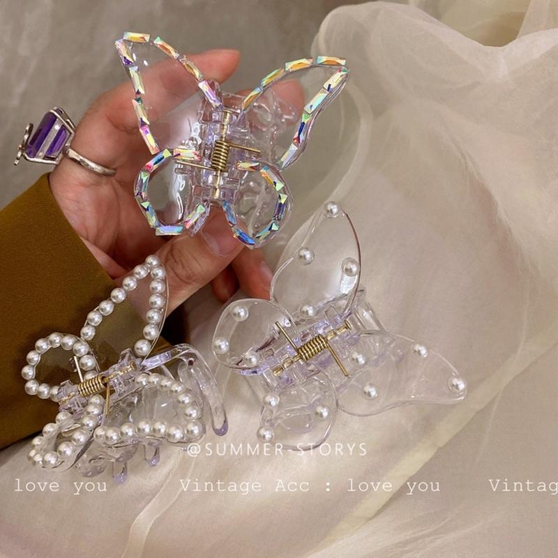 ヘアクリップ ヘアアクセサリー バンスクリップ 髪留めクリップ