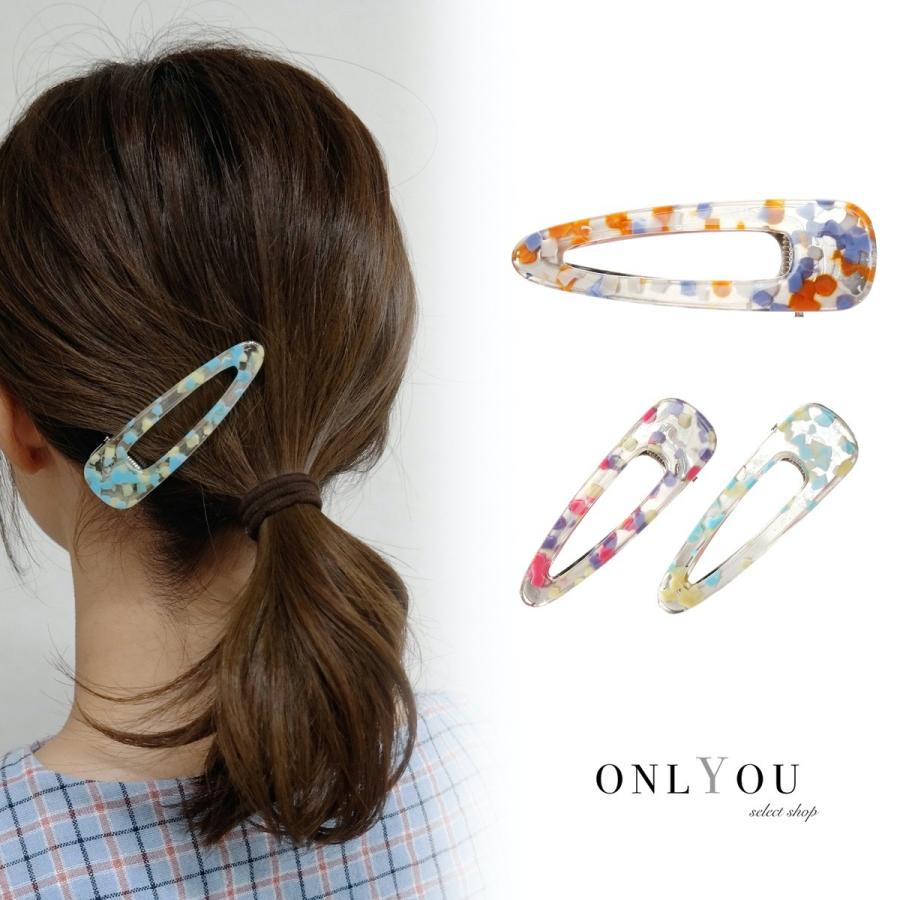 クリアドット三角ヘアクリップ ヘアクリップ ピン ヘアアクセサリー クリア 透明 おしゃれ レディース かわいい Onlyou オンリーユー セレクトショップ オンリーユー 通販 Yahoo ショッピング