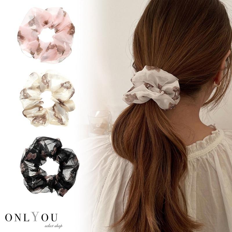 ヘアゴム おしゃれ ヘアアクセサリー シュシュ 髪ゴム おしゃれ ヘアーアクセサリー 韓国 シュシュ くま クマ テディーベア 跡 つきにくい セレクトショップ オンリーユー 通販 Yahoo ショッピング