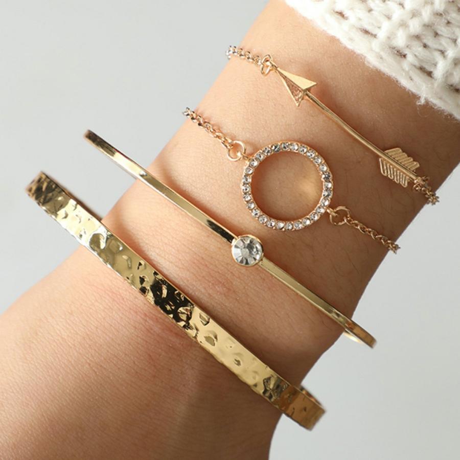 シンプル バングル 4点 5点 セット ゴールド シルバー ブレスレット かっこいい おしゃれ セレクトショップ オンリーユー 通販 Yahoo ショッピング