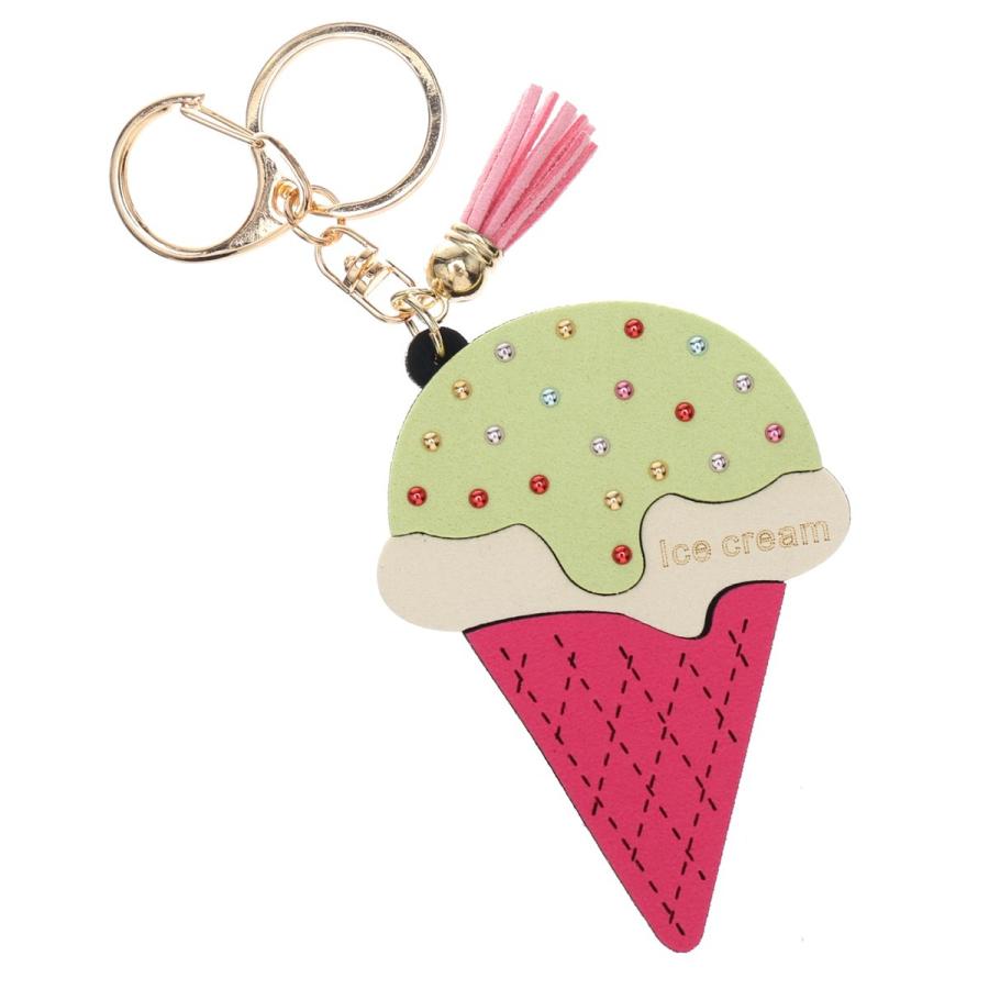アイスクリーム ソフトクリーム チャーム キーリング キーホルダー バッグ用 かわいい おしゃれ 華やか Onlyou オンリーユー セレクトショップ オンリーユー 通販 Yahoo ショッピング