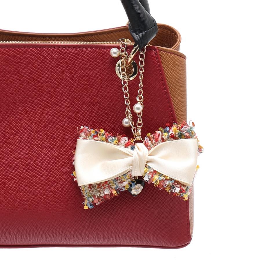 バッグチャーム バックチャーム リボン チャーム レディース 韓国