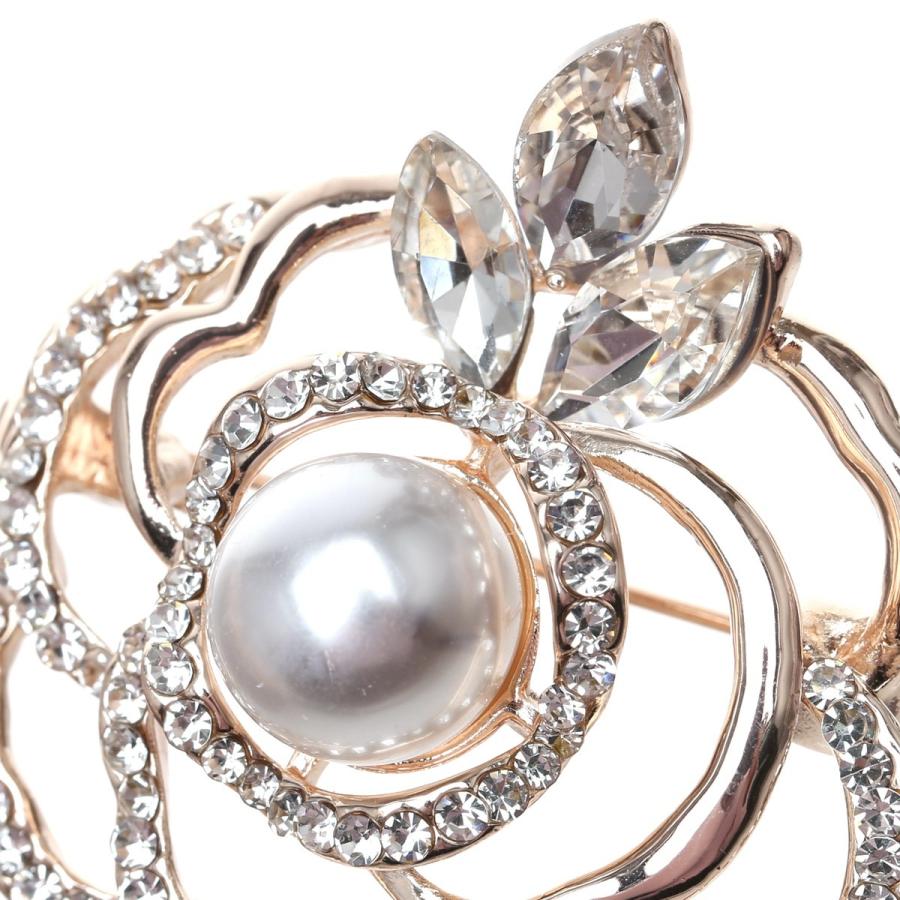 ブローチ おしゃれ ブローチ パール ピンブローチ 韓国 薔薇 ローズモチーフブ ゴールド 結婚式 パーティー 入学式 卒業式 |  | 02