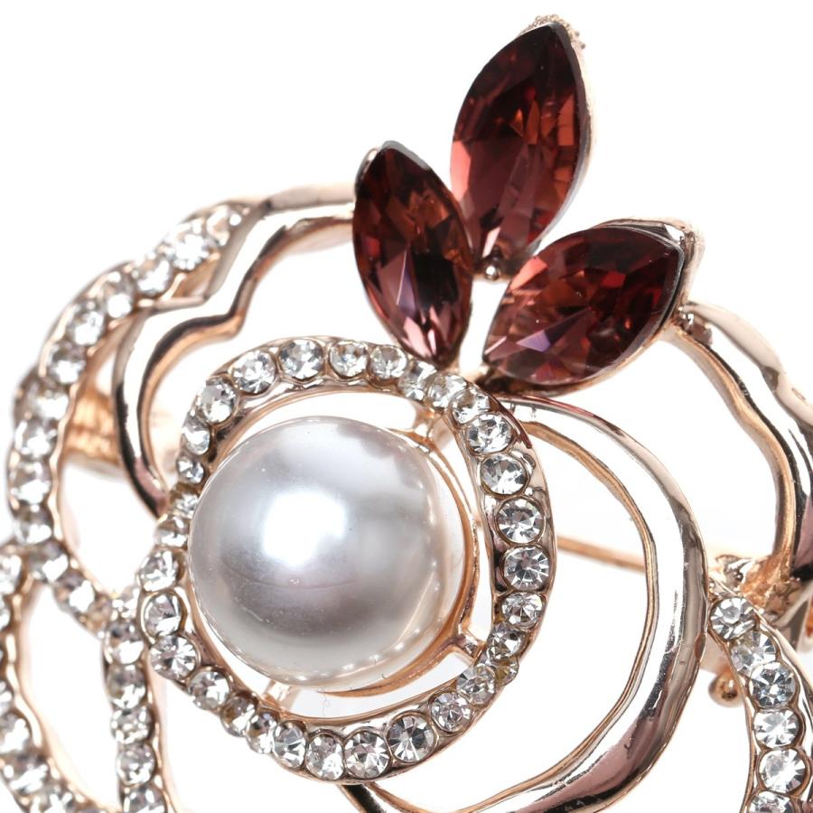 ブローチ おしゃれ ブローチ パール ピンブローチ 韓国 薔薇 ローズモチーフブ ゴールド 結婚式 パーティー 入学式 卒業式 |  | 03