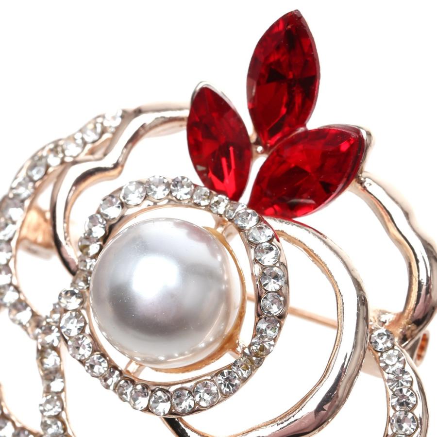 ブローチ おしゃれ ブローチ パール ピンブローチ 韓国 薔薇 ローズモチーフブ ゴールド 結婚式 パーティー 入学式 卒業式 |  | 04