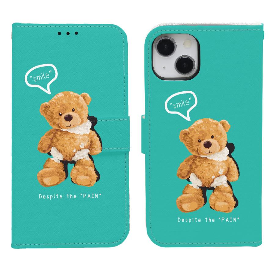 iPhone - クマ　 iphone16e ケース 手帳型 iphone15 iphone14 iphone13 iphone se
