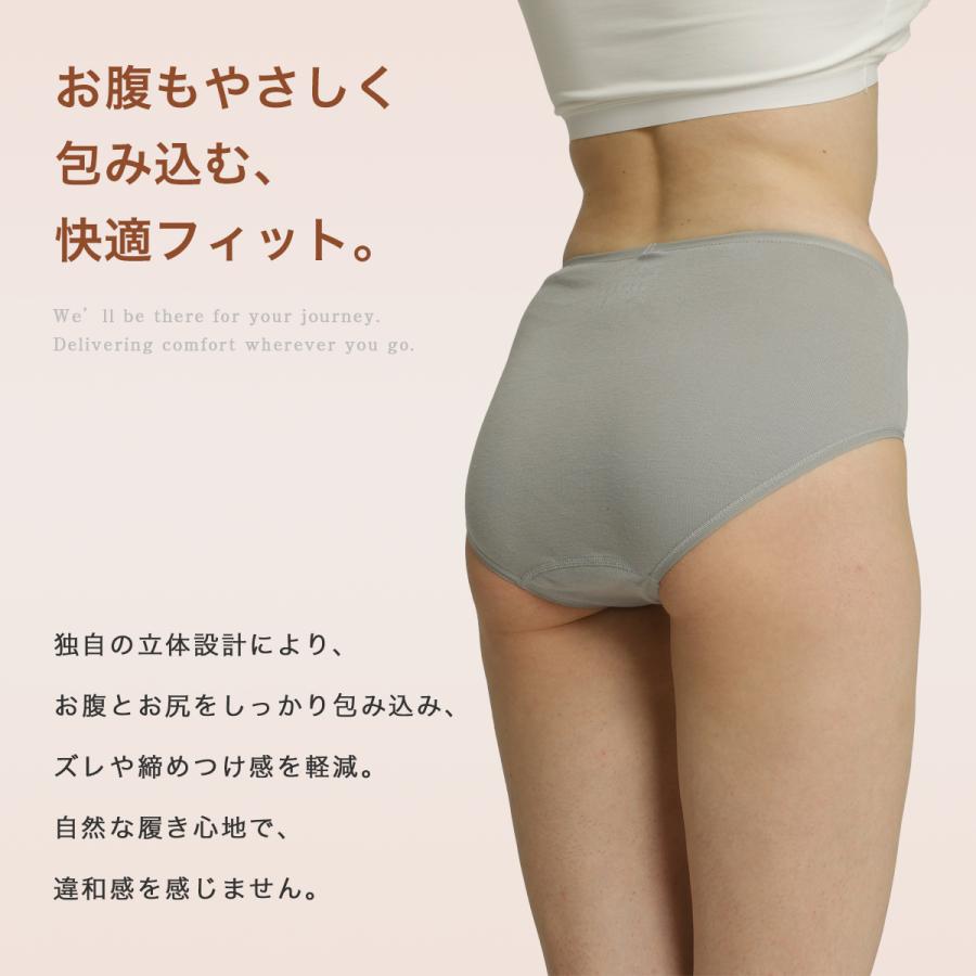 3枚セット ショーツ レディース 綿100% 下着 パンツ 旅行 洗い替え 下着 締め付けない Nestree | MKY factory | 04