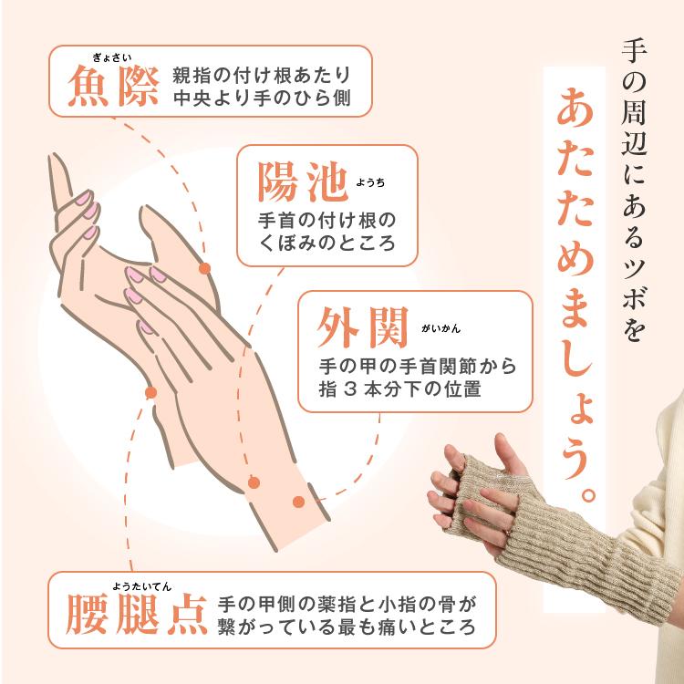 MKY factory アームウォーマー 日本製 シルク 冬 指なし 指ぬき