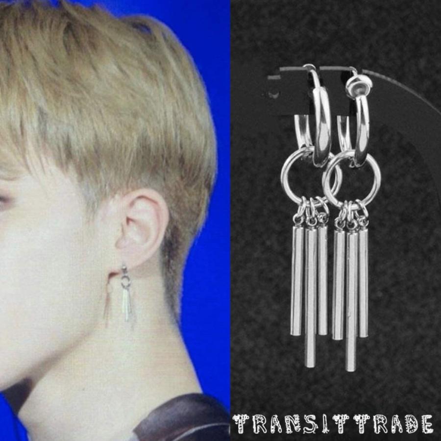 送料無料 2点セット 1ペア メンズピアス レディースピアス Bts 防弾少年団 両耳用 メンズイヤリング レディースイヤリング ノンホール 韓国 Eh576 オンリーショップヤフー店 通販 Yahoo ショッピング