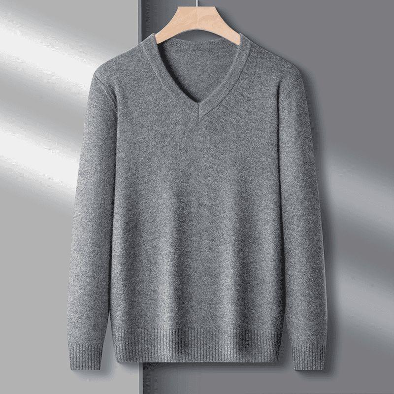ニット セーター メンズ vネック 長袖 ビジネス カジュアル オフィス
