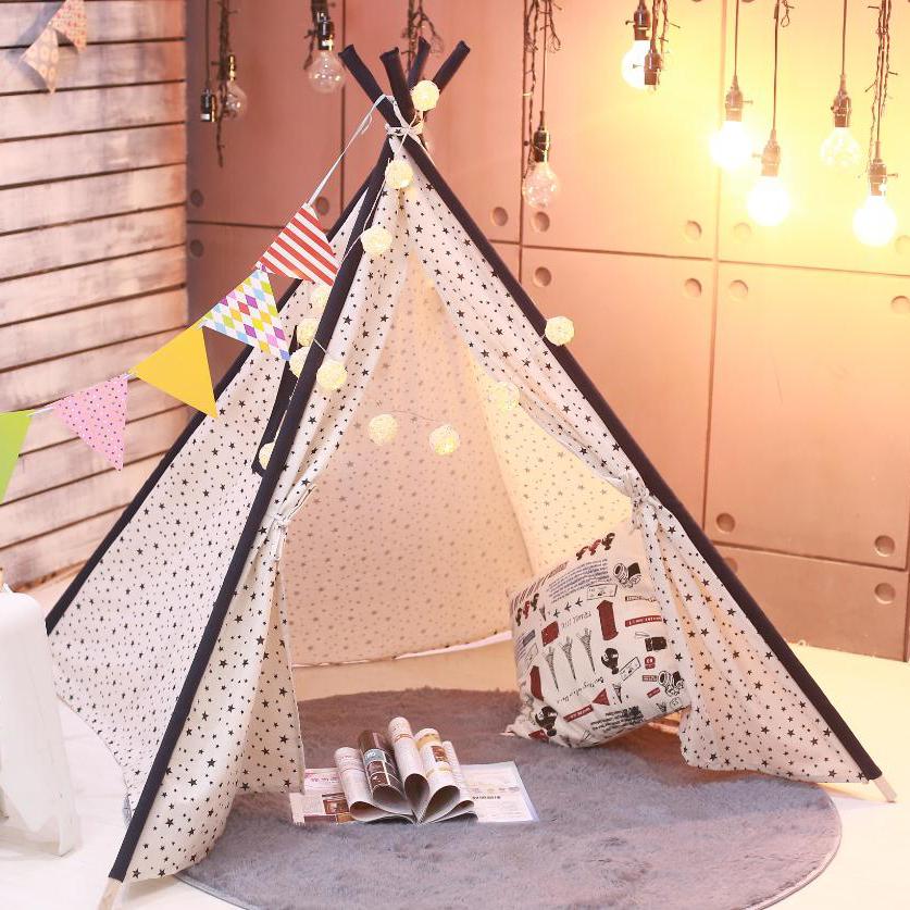 子供 キッズ テント 子ども 室内 キッズテント 子供用テント ルームテント プレイハウス インテリア 簡易テント 屋内 室内 北欧 おしゃれ お部屋遊び おもちゃ_4