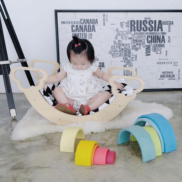 アンティーク風 子供用 シーソー