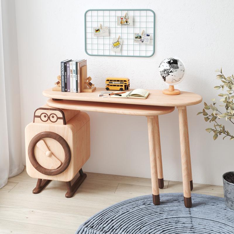 ほぼ未使用 ２人で使える机 机 子供 おしゃれ 木製 北欧 デスク 兄弟 親子 友達 長机 キッズデスク 学習デスク 学習机 多機能机 子供部屋 リビング 勉強 お絵描き 作業台 【2491077276】(89488円)