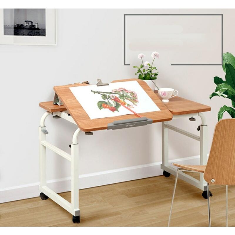 学習台 傾斜台 本立て ブックスタンド 木製 書見台 机一体型 ベット上