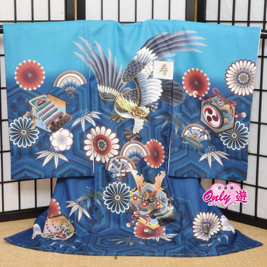 ◎mk-2105 七五三 振袖 着物・襦袢 2点セット 正絹 9-24 ⚫︎mk-0024