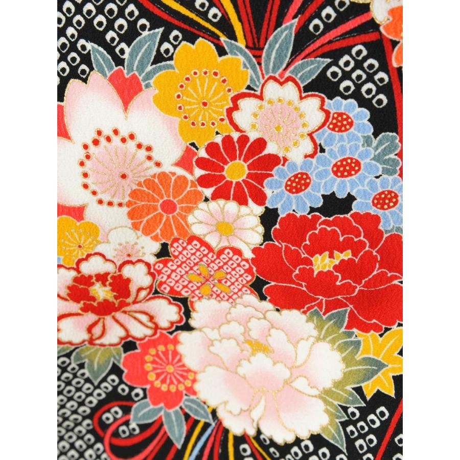 花夢二　七五三3歳被布セット赤　日本製 花夢二 七五三3歳被布セット赤 日本製 t2231105】【レンタル】七五三