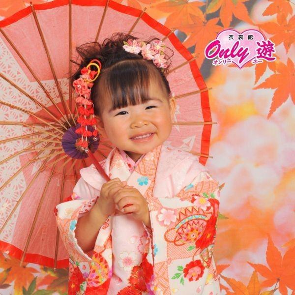 七五三 着物 3歳 花夢二