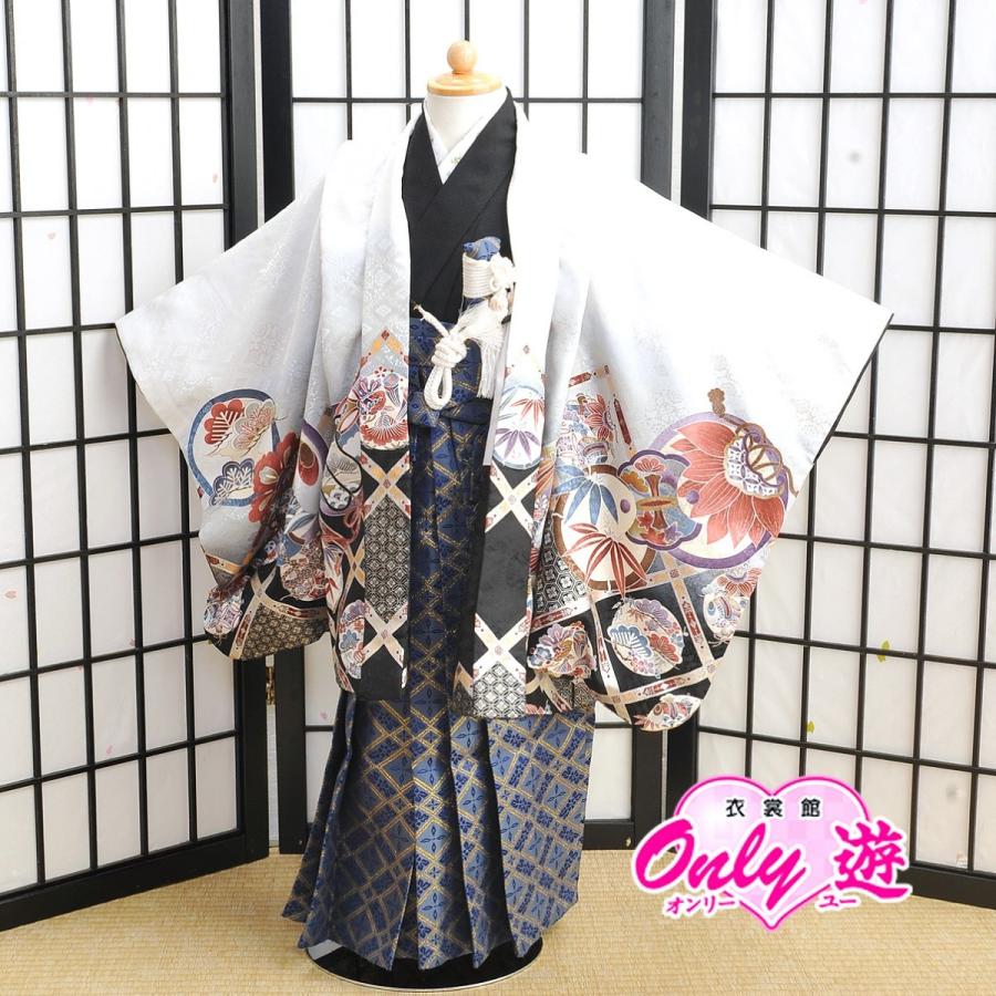 羽織袴セット レンタル 男の子 和がまま 04 608im 七五三 5歳 ブランド 男児as アンサンブル 白 古典柄 絵羽柄 鷹 着物レンタル 04 608im 京都衣裳館オンリー遊スタジオ醍醐 通販 Yahoo ショッピング