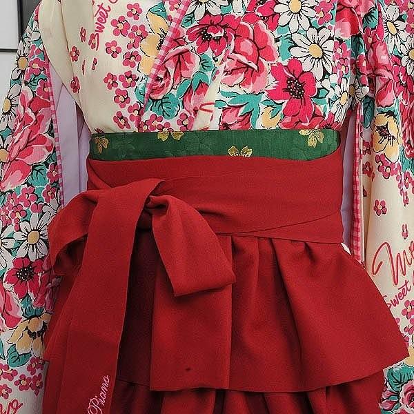 7歳女の子　メゾピアノ　 花柄着物 七五三 女の子 着物レンタル 7歳 メゾピアノ ピンクバラの調べ