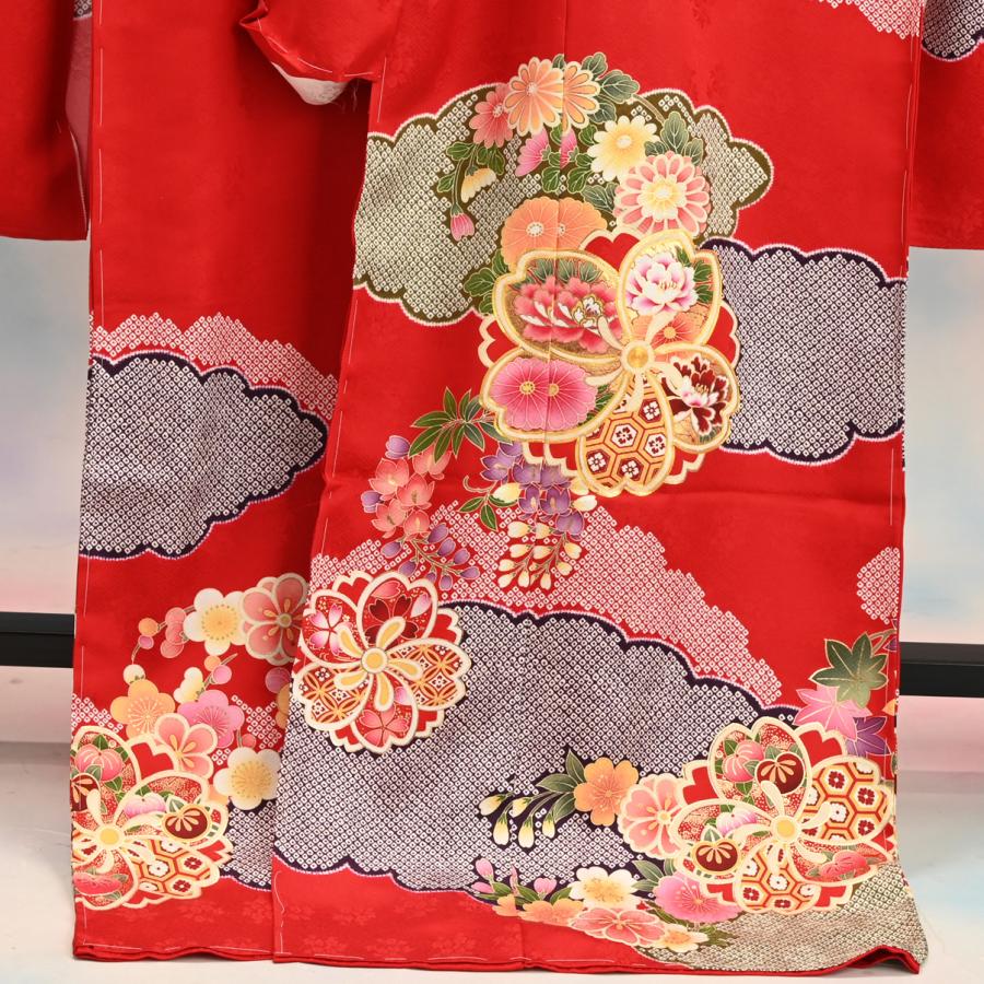 【ほぼ未使用】 【新品】振袖セット/レンタル/20-1093RF/Petit Buran/プチブラン/Mサイズ/レディース/成人式/振袖/レンタル/赤 【HO1380380759】(49588円)