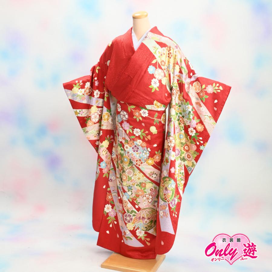 振袖セット/十日町振袖/吉澤の友禅/吾妻徳穂 踊りの世界/20-797NB/Lサイズ/レディース/成人式/ブランド/古典柄/正絹/着物