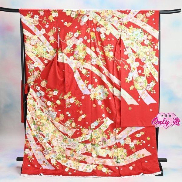 【美品】 振袖セット/十日町振袖/吉澤の友禅/吾妻徳穂 踊りの世界/20-797NB/Lサイズ/レディース/成人式/ブランド/古典柄/正絹/着物 【DGJ4115414384】(147840円)