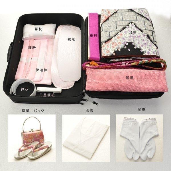 【美品】 振袖セット/十日町振袖/吉澤の友禅/吾妻徳穂 踊りの世界/20-797NB/Lサイズ/レディース/成人式/ブランド/古典柄/正絹/着物 【DGJ4115414384】(147840円)