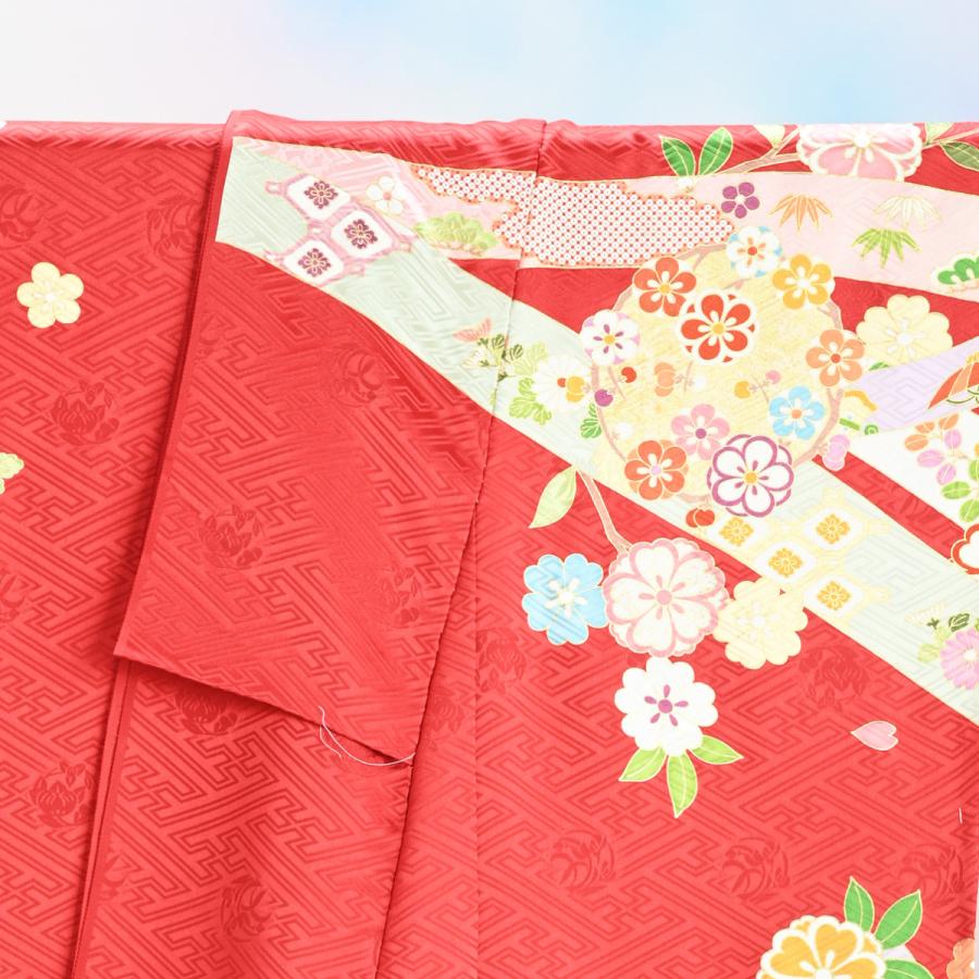 【美品】 振袖セット/十日町振袖/吉澤の友禅/吾妻徳穂 踊りの世界/20-797NB/Lサイズ/レディース/成人式/ブランド/古典柄/正絹/着物 【DGJ4115414384】(147840円)