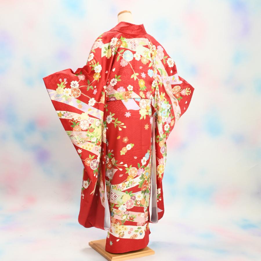 【美品】 振袖セット/十日町振袖/吉澤の友禅/吾妻徳穂 踊りの世界/20-797NB/Lサイズ/レディース/成人式/ブランド/古典柄/正絹/着物 【DGJ4115414384】(147840円)