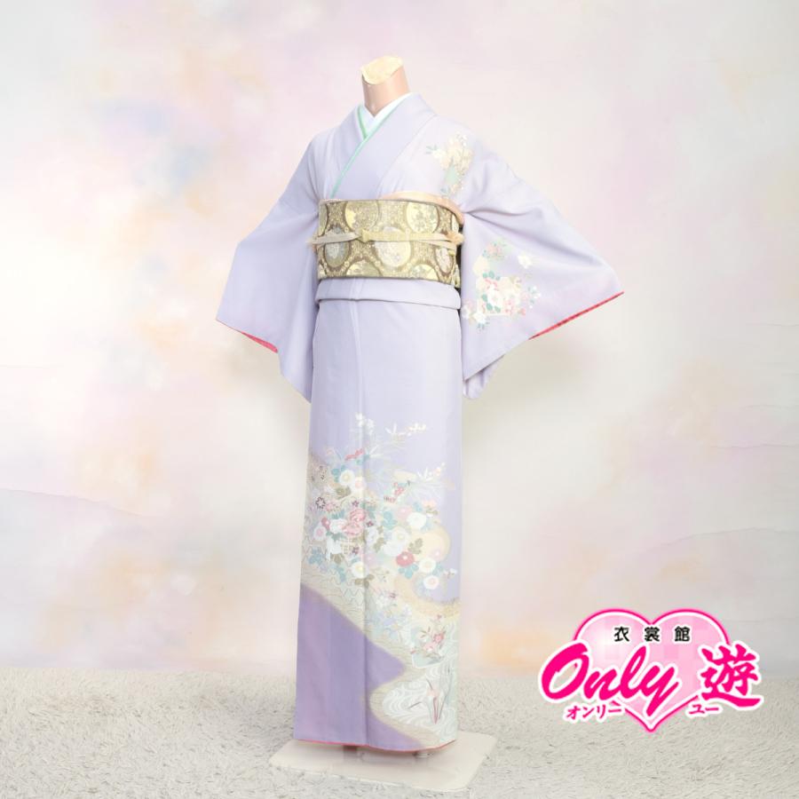 期間限定特価 プレタ訪問着セット レディース 30 005mr 35 013bn Lサイズ 結婚式 入学式 卒業式 レンタル 訪問着 フォーマル 紫 ポリエステル 着物レンタル Heartlandgolfpark Com