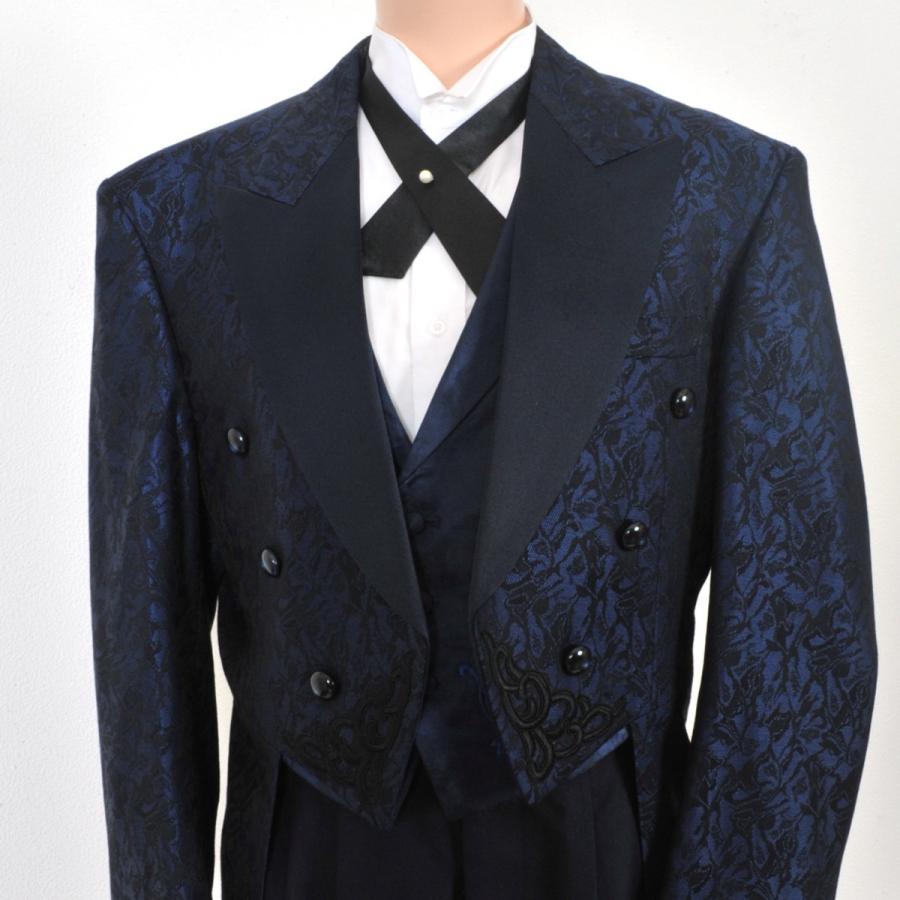 男性/タキシード/紺/おしゃれ/かっこいい/粋/レンタル/A6 |  | 02
