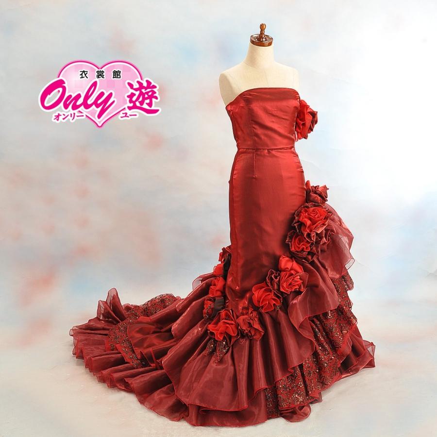 ドレス レンタル レディース マーメイドライン 7号 エンジ 花嫁 結婚式 G 2 京都衣裳館オンリー遊スタジオ醍醐 通販 Yahoo ショッピング