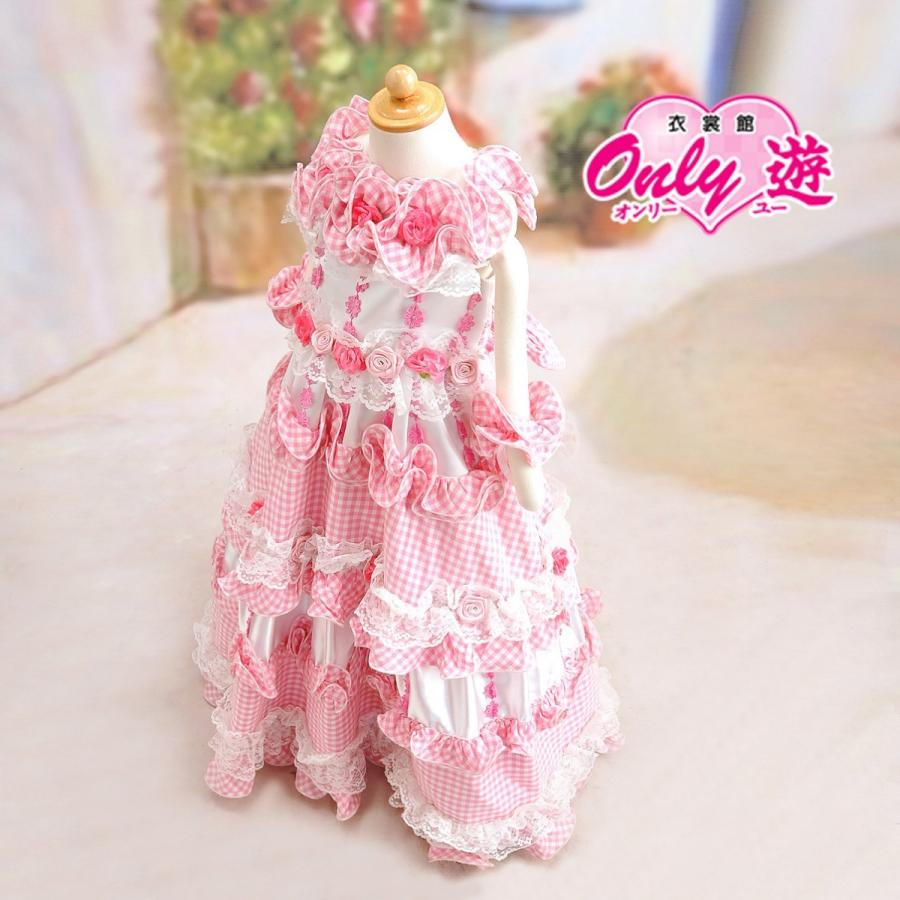 子供ドレス トレーンドレス Mori レンタル 女の子 3 4歳用 100cm ピンク チェック柄 G3 Mori 09 1 京都衣裳館オンリー遊スタジオ醍醐 通販 Yahoo ショッピング