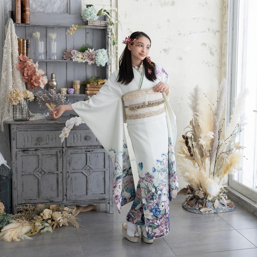 最新作】プレタ振袖セット/GF-67/ラフィネモカ/ガーデン/GARDEN  