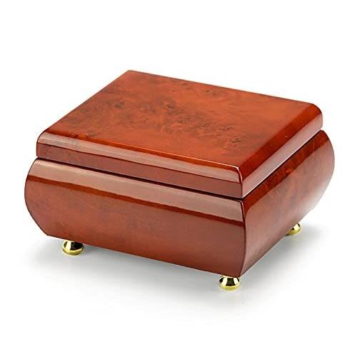 光沢のあるミニオルゴール 木調のデザイン 294. Once Upon A December MBA-MB03