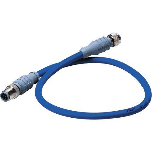 Mid Double-Ended Cordset, 4m, Blue