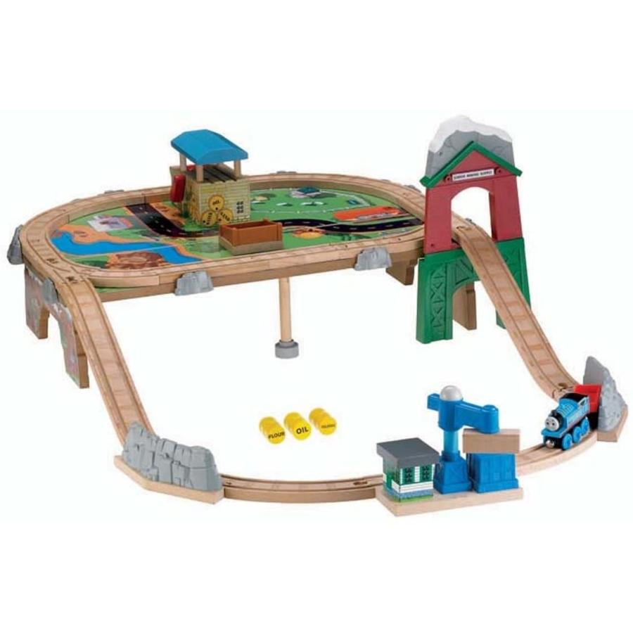 ★レア物 新品未開封 きかんしゃトーマス 木製レールシリーズ 山登り! ブルーマウンテンセット (Y4478) 【RIZ1514435007】(54404円)