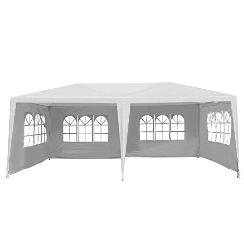 Outsunny 10' x 20' Gazebo Canopy Party テント w  Removable Window Side Walls