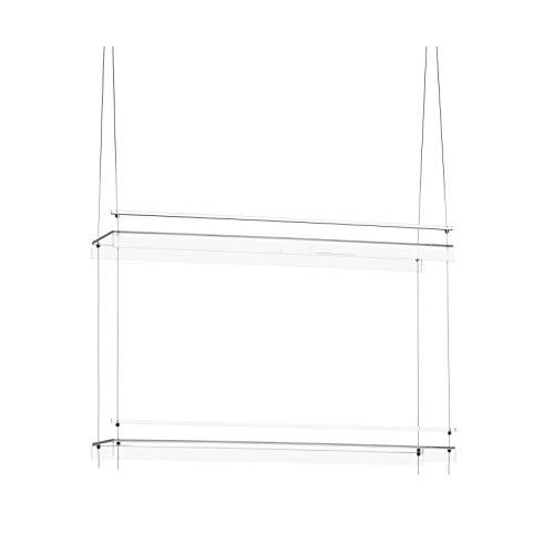 HangingウィンドウPlantシェルフ 20%ダブルクォーテ%x6%ダブルクォーテ%x34%ダブルクォーテ% 01003