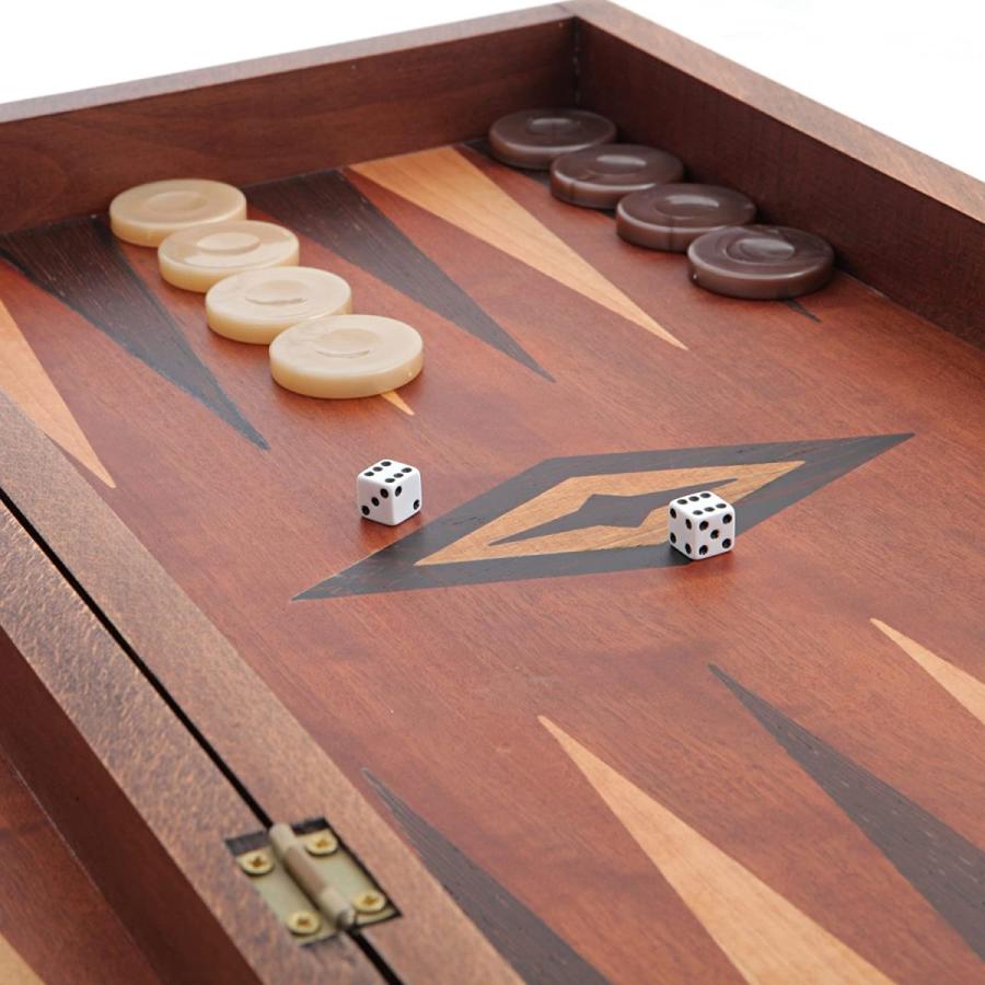 30％OFF】 Backgammon Board Closed 18.9x11.8
