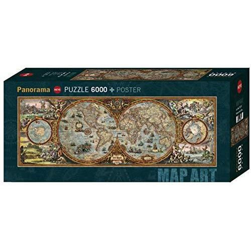 HEYE Puzzle ヘイパズル 29615 The World : Hemisphere Map (6000 pieces)