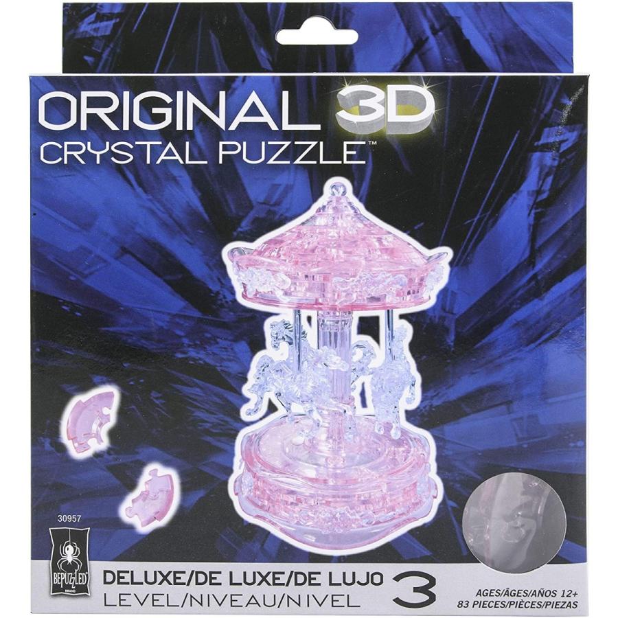 Original 3D Crystal Puzzle - Deluxe Carousel by Bepuzzled