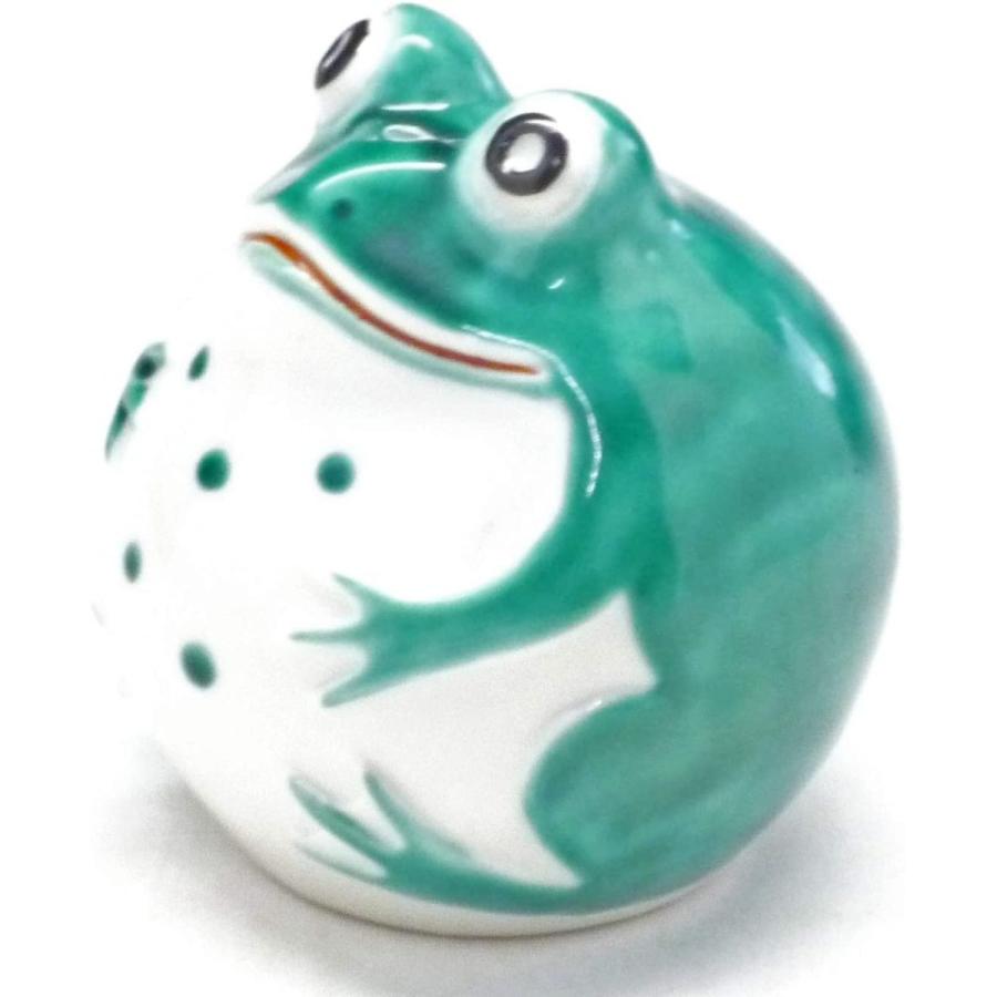 送料無料 新品 九谷焼 カエル 小 7cm 深緑 その他キッチンツール Www Gatorheatandair Com