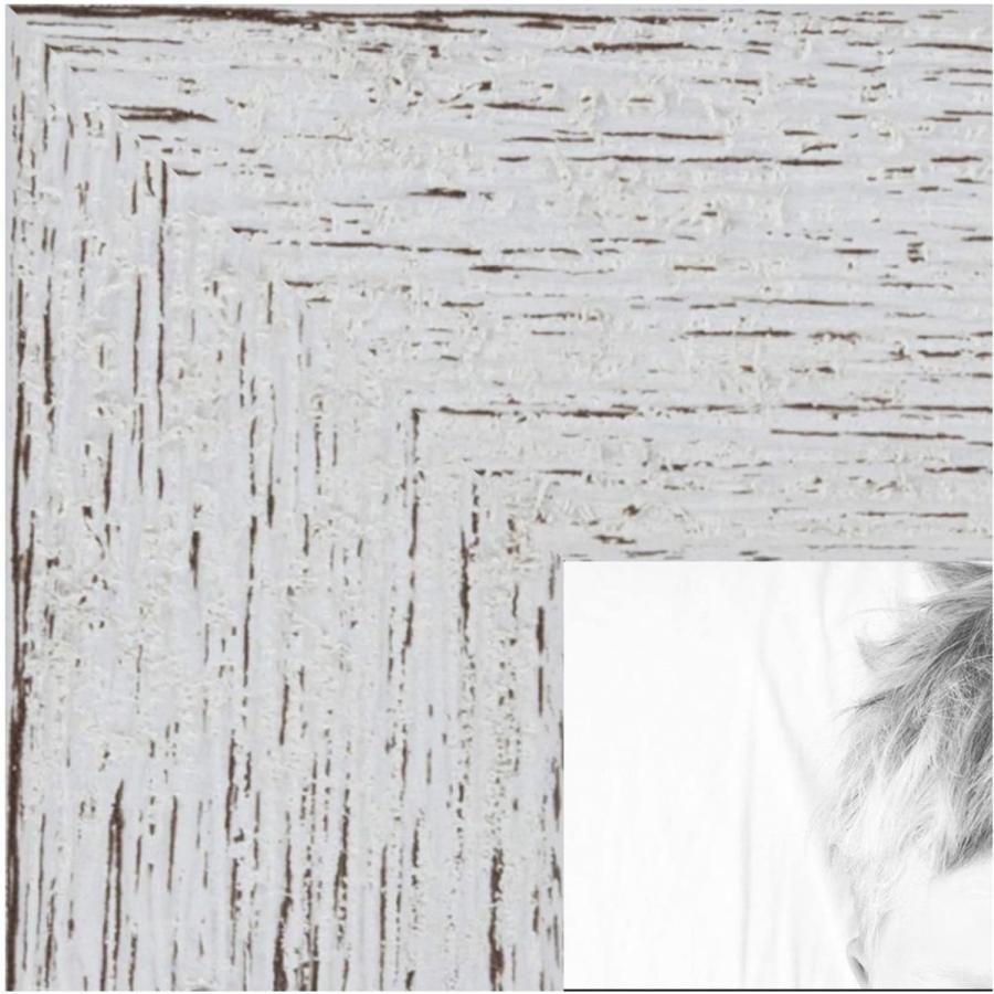 新入荷 額縁 ラスティックな仕上げのターコイズ色バーンウッド製 枠幅0.75インチ 20 x 30%ダブルクォーテ% ホワイト WOM0066-1343- 【CEG9538240616】(34265円)