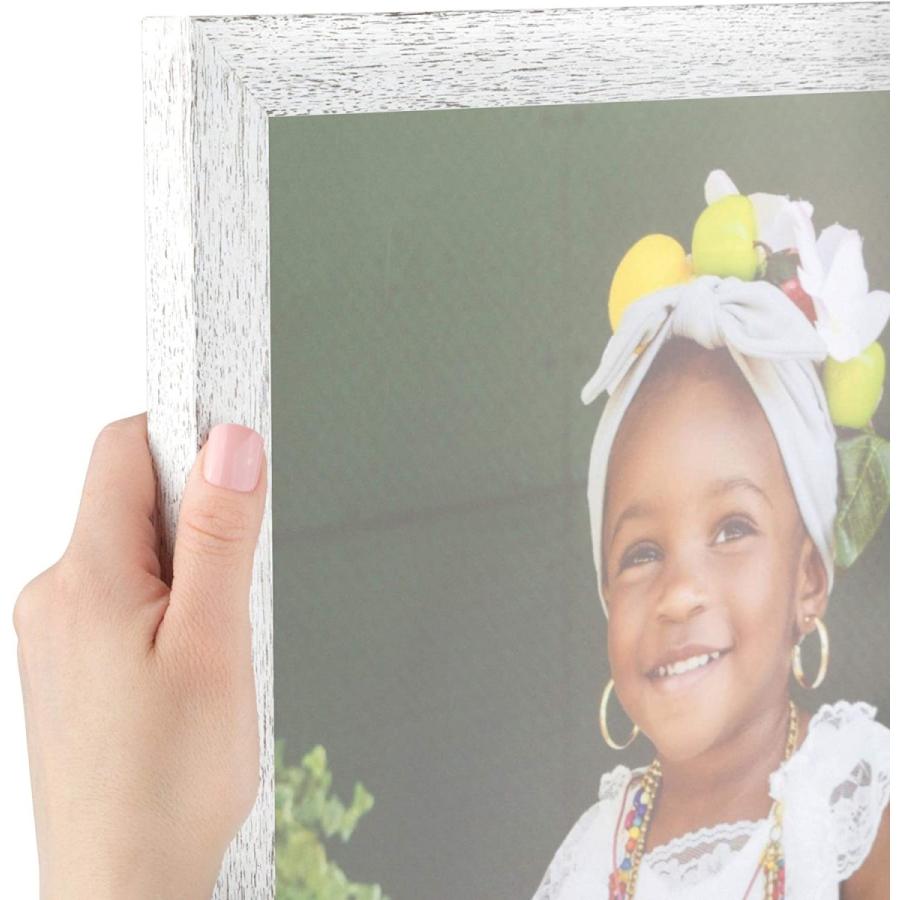 新入荷 額縁 ラスティックな仕上げのターコイズ色バーンウッド製 枠幅0.75インチ 20 x 30%ダブルクォーテ% ホワイト WOM0066-1343- 【CEG9538240616】(34265円)