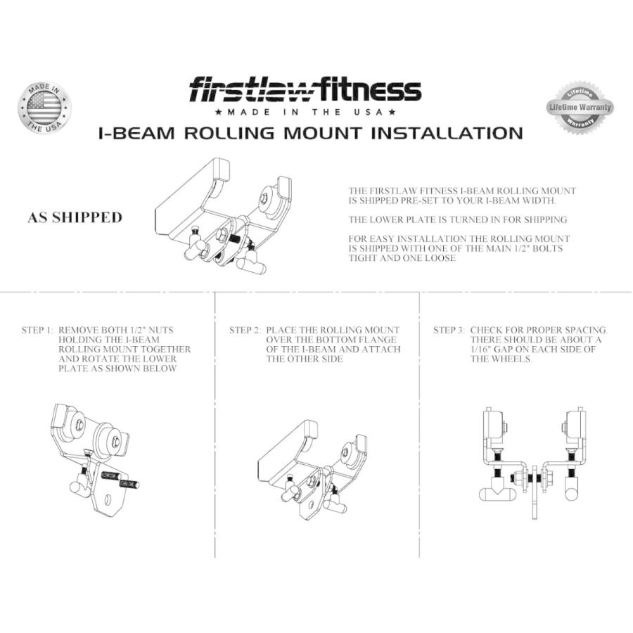 即購入可★ Firstlaw Fitness I-Beam ローリングパンチングバッグマウント - (グリーン - 3.5インチ - 7インチ幅 I-ビーム) 【BC7589947354】(27266円)