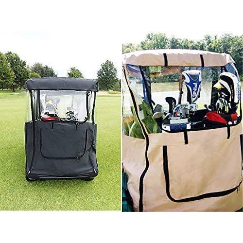 ゴルフカートカバー ? 3面 「上から」カートカバー EZGO RXV用 ? ドライブ可能なゴルフカートカバーエンクロージャ ? サンブレラ