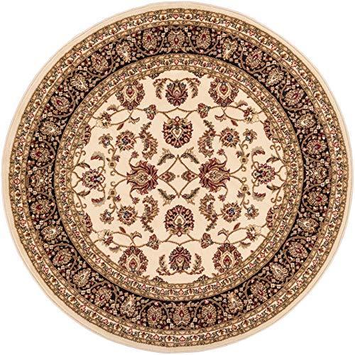 くらしを楽しむアイテム Sultan Sarouk ペルシャ絨毯 エリアラグ レッド フローラル オリエンタル フォーマル トラディショナル お手入れ簡単 シミ/色あせ防止 オブジェ、置き物