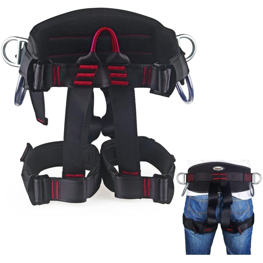 Oumers アウトドア クライミング 高所作業 懸垂下降用 半身安全ハーネス [並行輸入品] 